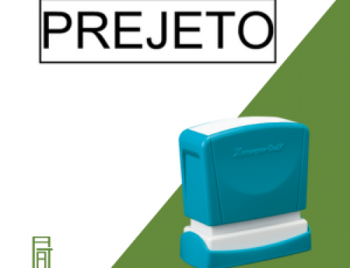 Žig / štampiljka z napisom